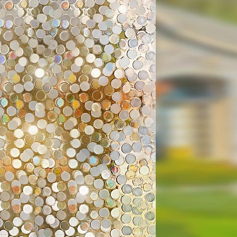 Removable Glass Window Film 3D Colorful Anti-peep Sticker
