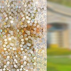 Removable Glass Window Film 3D Colorful Anti-peep Sticker