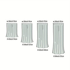 Blackout Curtain Thermal Insulated Noise Reducing Room Darkening