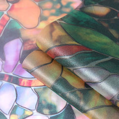Magnolia Pattern Frosted Window Film for Privacy and Style