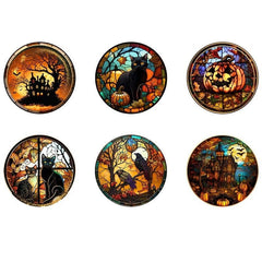 Halloween PVC Static Window Sticker Removable Holiday Decoration Film