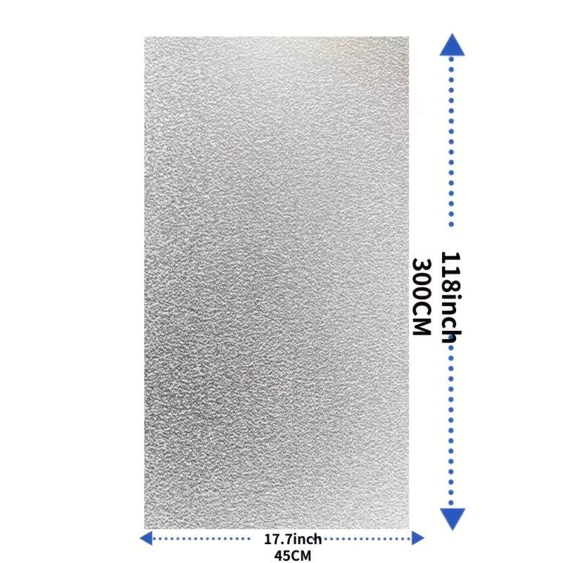 Frosted Glass Window Film Glue Sticker for Home Decor