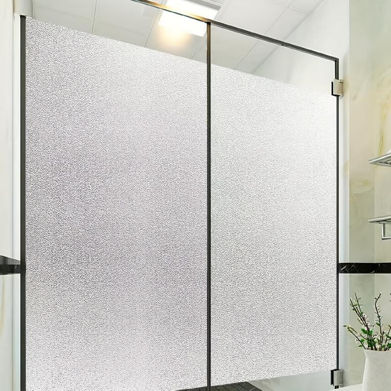 Frosted Glass Window Film Glue Sticker for Home Decor