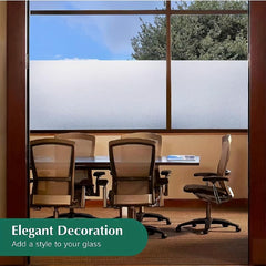 Frosted Glass Window Film Glue Sticker for Home Decor