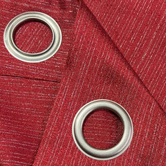 Burgundy Grommet Top Curtain Panel for Home Decor