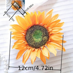 1pc Sunflower Curtain Clip Punch Sunflower Curtain Holdback