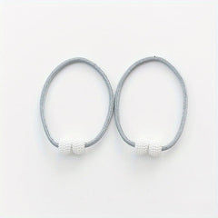 2pcs Pearl Magnetic Tieback Curtain Accessories for Home Decor