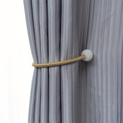 2pcs Pearl Magnetic Tieback Curtain Accessories for Home Decor