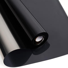 Opaque Window Privacy Film Removable Non Adhesive Sun Blocking Window Tint