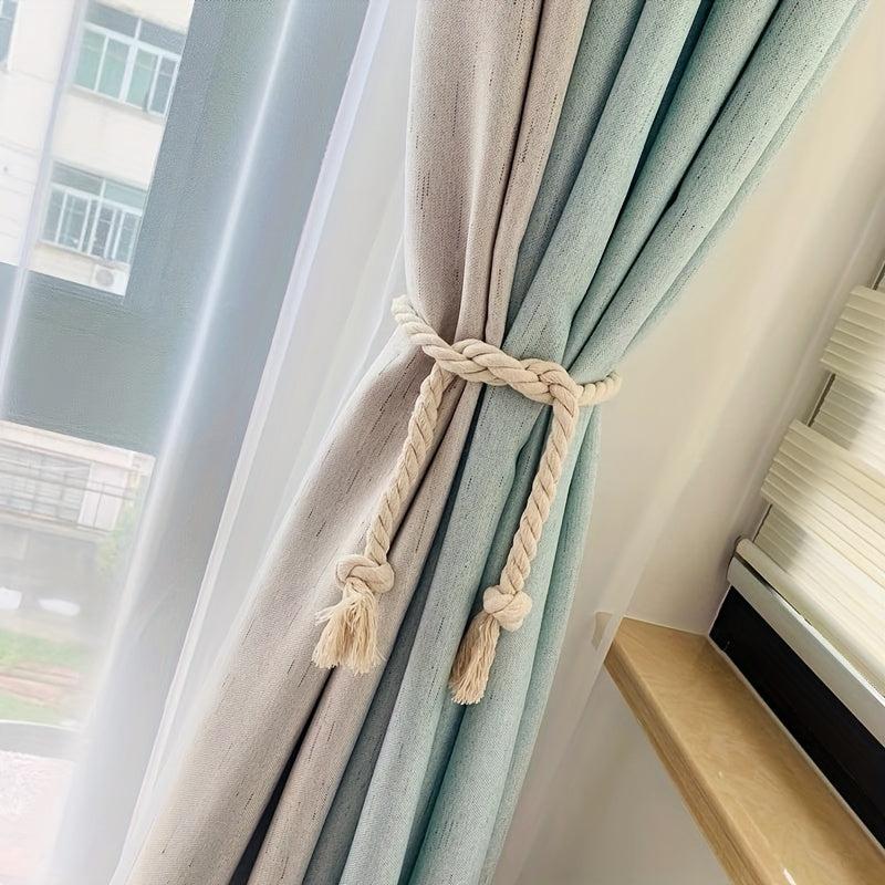 Cotton And Linen Curtain Rope Curtain Strap Curtain Buckle