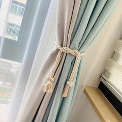 Cotton And Linen Curtain Rope Curtain Strap Curtain Buckle