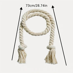 Cotton And Linen Curtain Rope Curtain Strap Curtain Buckle