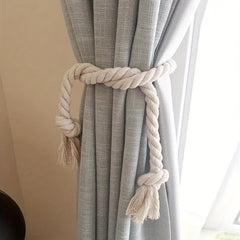 Cotton And Linen Curtain Rope Curtain Strap Curtain Buckle