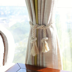 Cotton And Linen Curtain Rope Curtain Strap Curtain Buckle