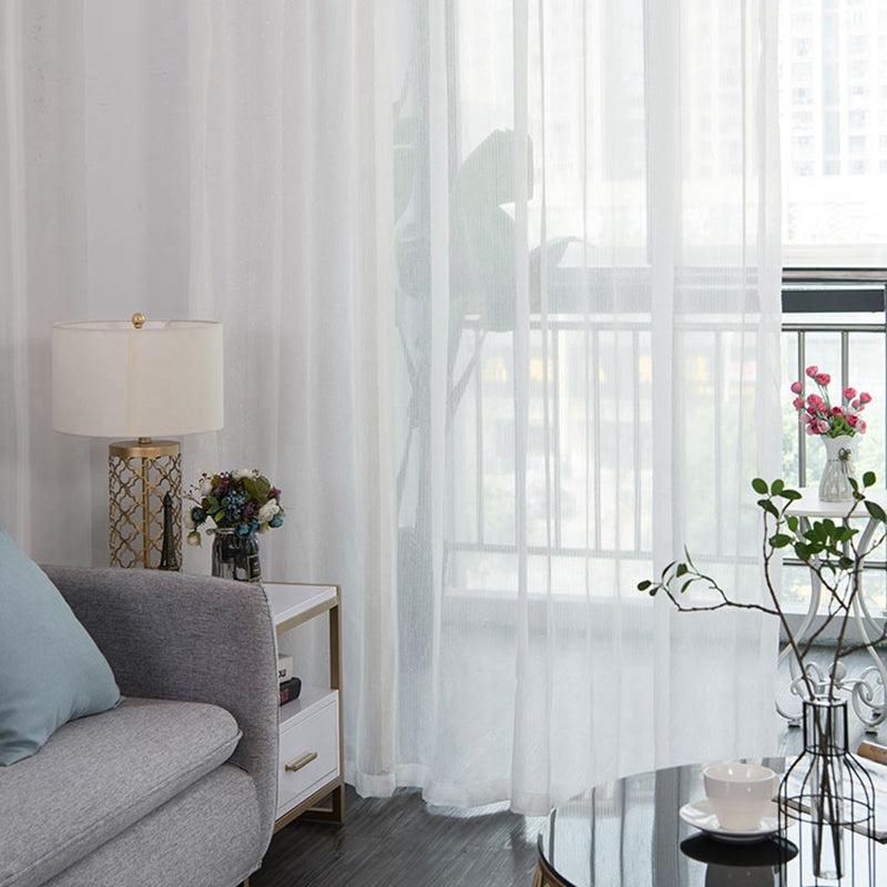 Modern Shining Sheer Curtain Room Divider