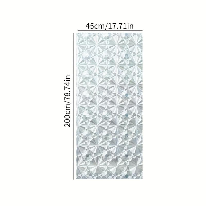 Privacy Window Film UV Protection Static Cling for Home Office