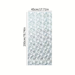 Privacy Window Film UV Protection Static Cling for Home Office