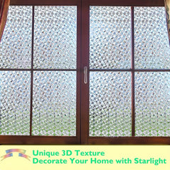 Privacy Window Film UV Protection Static Cling for Home Office