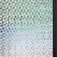Privacy Window Film UV Protection Static Cling for Home Office