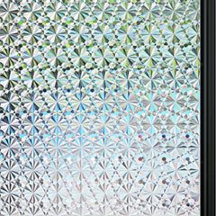 Privacy Window Film UV Protection Static Cling for Home Office