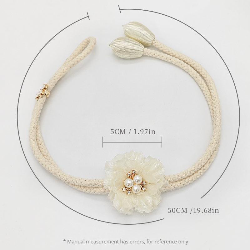 Faux Pearl Flower Curtain Buckle for Home Decor