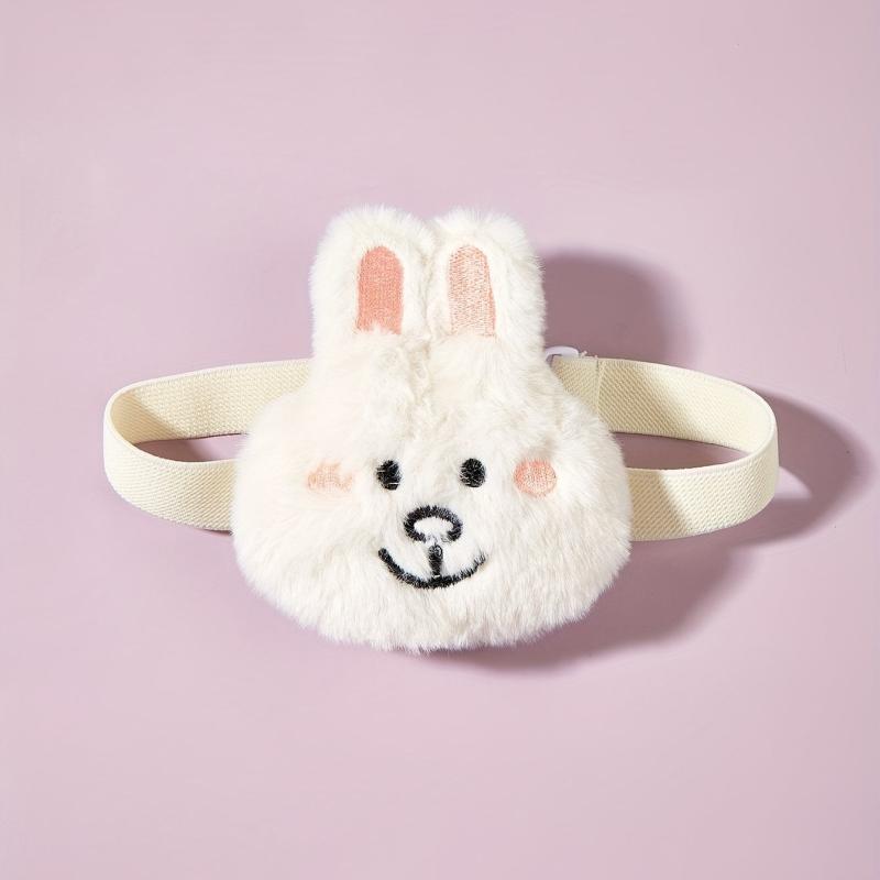Faux Rabbit Plush Doll Curtain Buckle for Home Decor