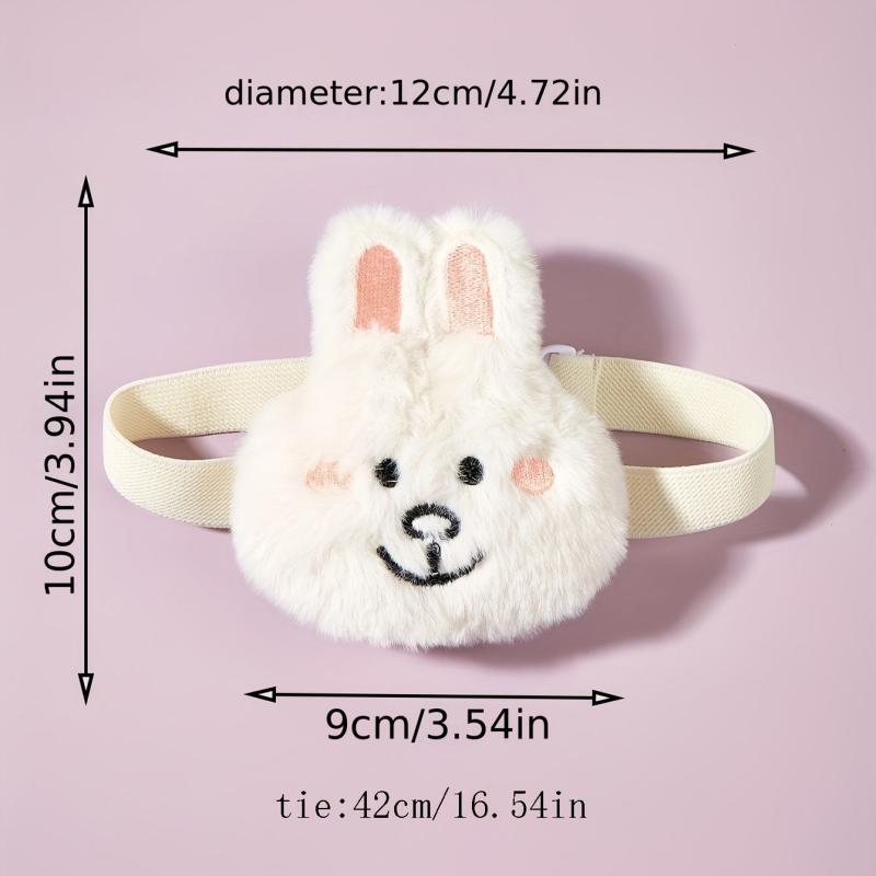 Faux Rabbit Plush Doll Curtain Buckle for Home Decor