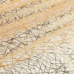 Sparkling Golden Table Runner for Weddings and Parties