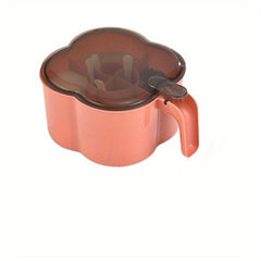 Plastic Seasoning Box with Spoon Grid Sugar Box for Kitchen Supplies