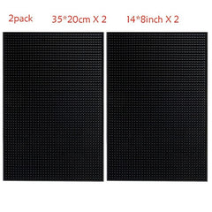 2pcs Bar Mats Professional Countertop Mat for Bar Service 30x25cm Coffee Mat