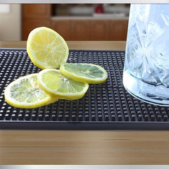 2pcs Bar Mats Professional Countertop Mat for Bar Service 30x25cm Coffee Mat