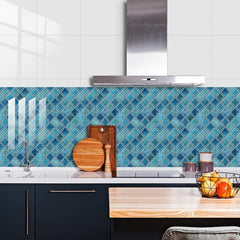 10pcs Vintage Tile Stickers Waterproof Decals
