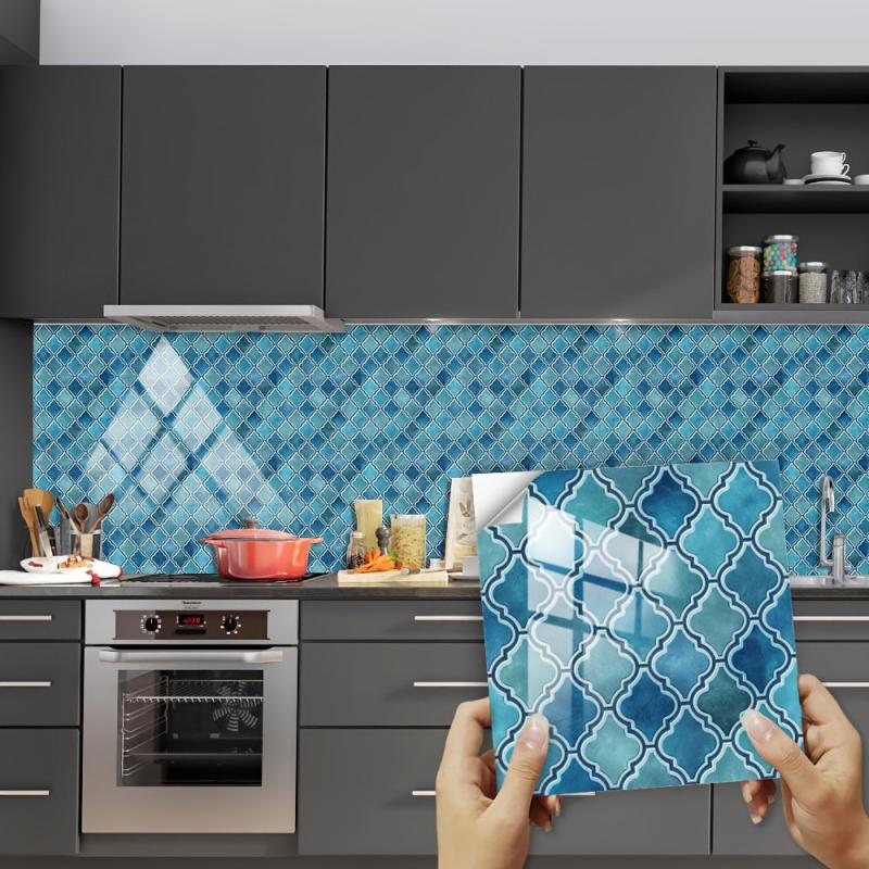 10pcs Vintage Tile Stickers Waterproof Decals