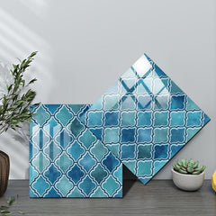 10pcs Vintage Tile Stickers Waterproof Decals