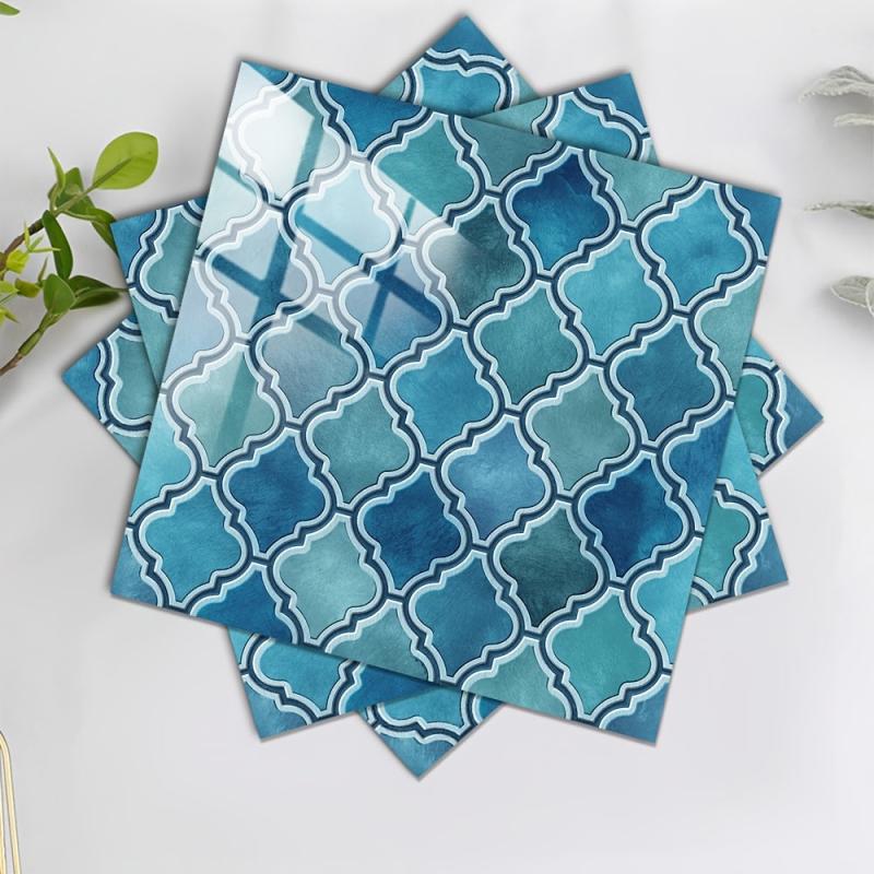 10pcs Vintage Tile Stickers Waterproof Decals