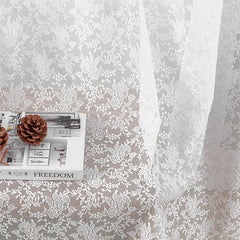 1pc Minimalist Sheer Curtain for Home Decor