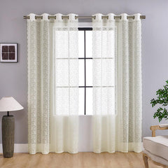 1pc Minimalist Sheer Curtain for Home Decor