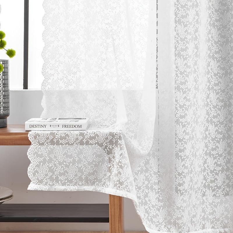 1pc Minimalist Sheer Curtain for Home Decor