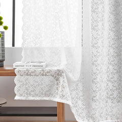 1pc Minimalist Sheer Curtain for Home Decor