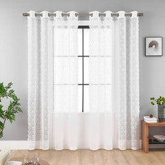 1pc Minimalist Sheer Curtain for Home Decor