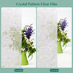 Frosted Retro Privacy Glass Window Film Heat Insulation
