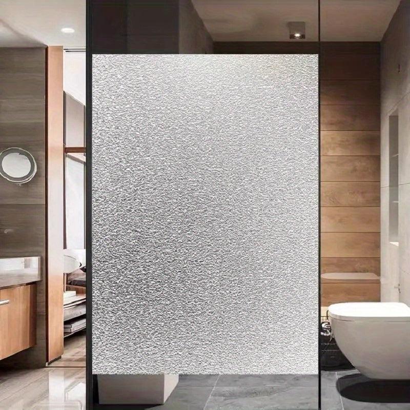 Frosted Retro Privacy Glass Window Film Heat Insulation