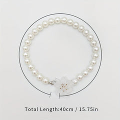 Faux Pearl Curtain Strap French Buckle & Curtain Holdback