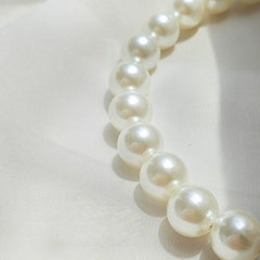 Faux Pearl Curtain Strap French Buckle & Curtain Holdback