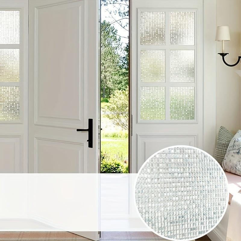 Frosted Mosaic Window Film Privacy Glass Door Film