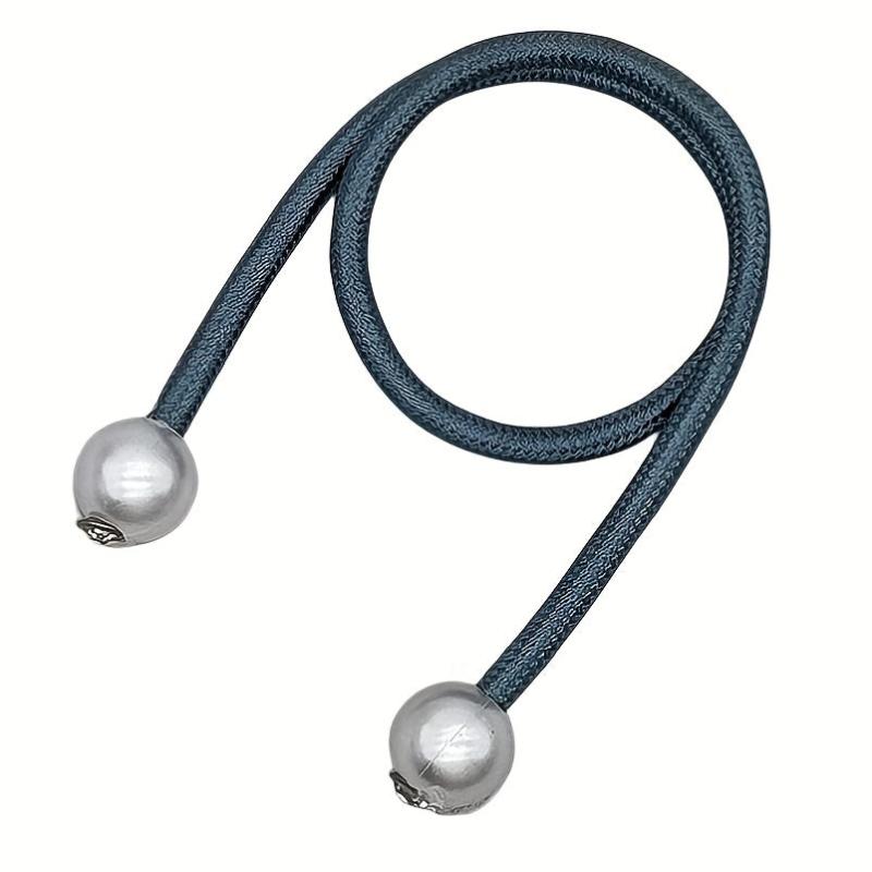 2pcs Magnet Curtain Buckle Reversible Binding Rope Beads Tieback Holdback