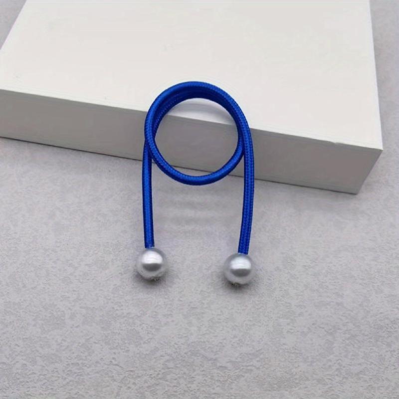 2pcs Magnet Curtain Buckle Reversible Binding Rope Beads Tieback Holdback