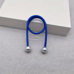 2pcs Magnet Curtain Buckle Reversible Binding Rope Beads Tieback Holdback