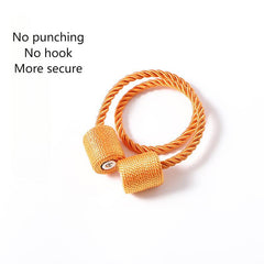 2 Packs Magnetic Curtain Buckles No Installation Modern Tieback Holdback