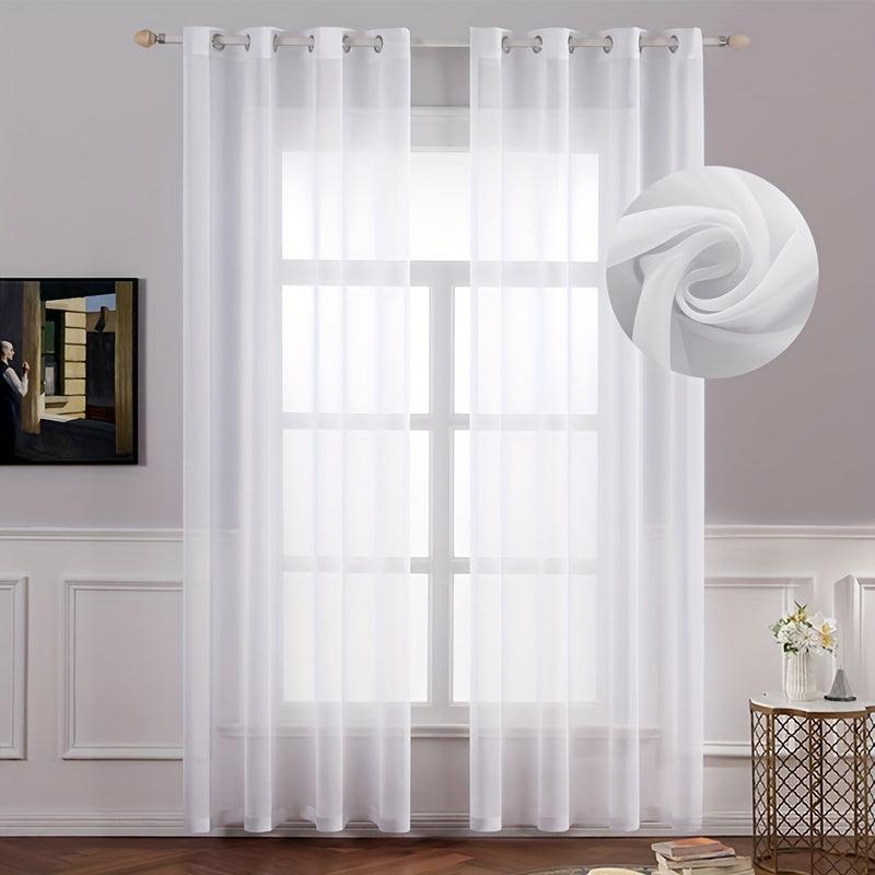 Modern Fresh Pastoral Polyester Curtain for Home Decoration